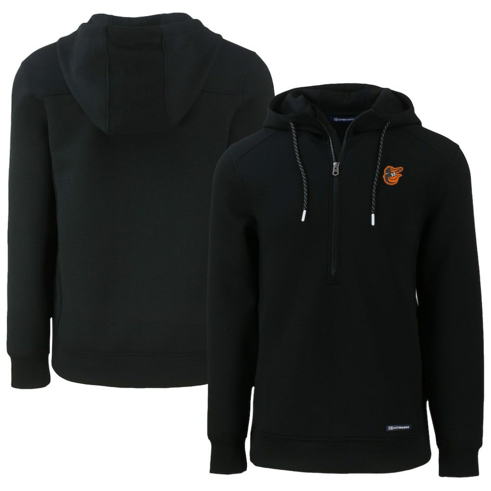 Baltimore Orioles Cutter & Buck Roam Eco Half-Zip Recycled Pullover Hoodie | MLB For sale