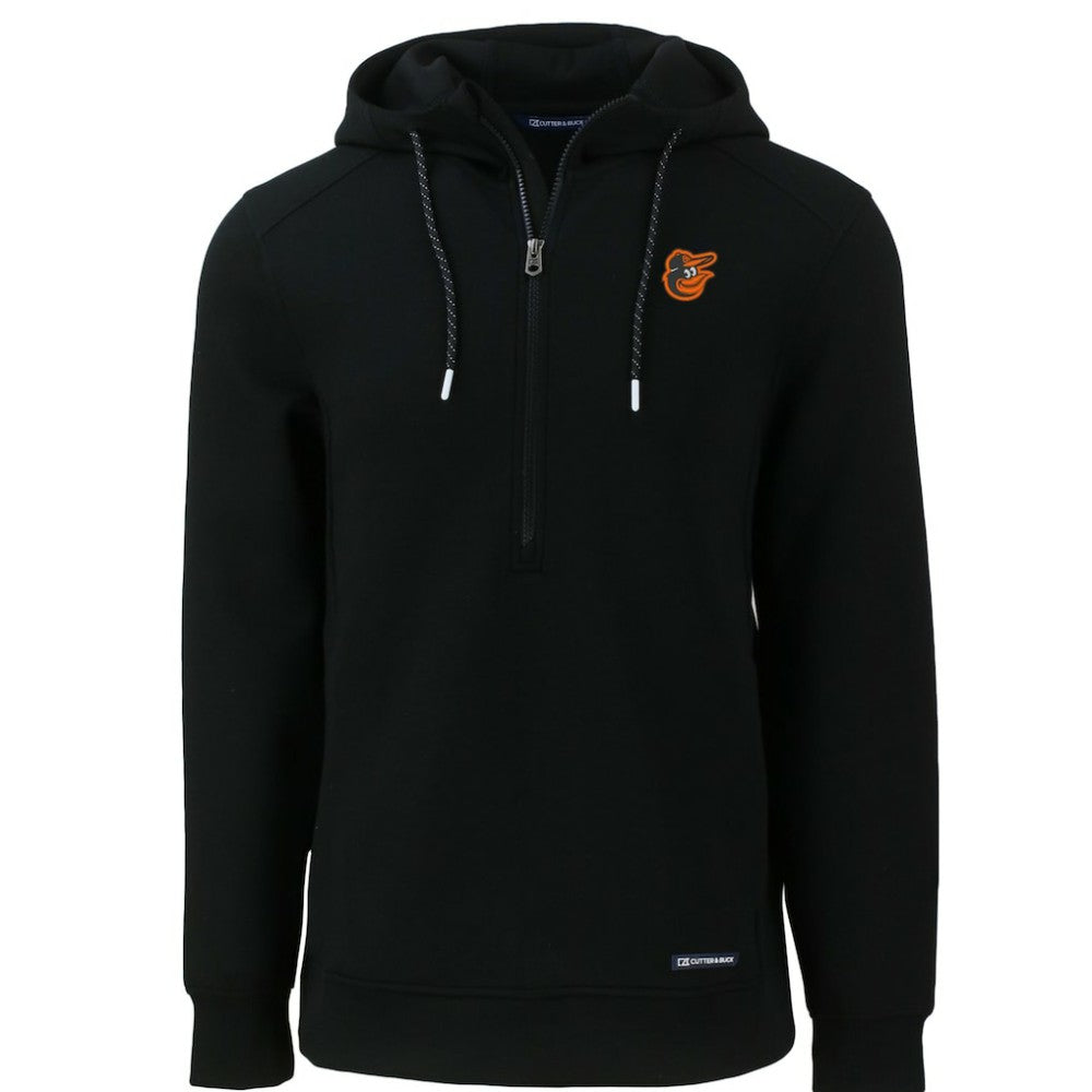 Baltimore Orioles Cutter & Buck Roam Eco Half-Zip Recycled Pullover Hoodie | MLB For sale
