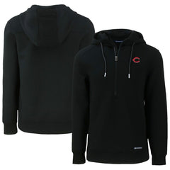 Cincinnati Reds Cutter & Buck Roam Eco Half-Zip Recycled Pullover Hoodie | MLB Shop