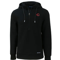 Cincinnati Reds Cutter & Buck Roam Eco Half-Zip Recycled Pullover Hoodie | MLB Shop