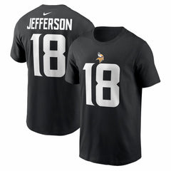 Minnesota Vikings Nike Justin Jefferson  Name & Number T-Shirt