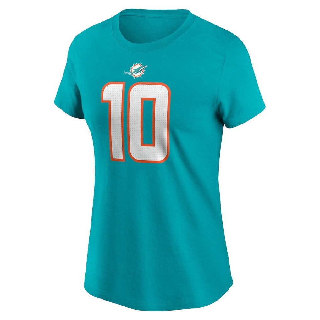 Miami Dolphins Nike Tyreek Hill  Women's Player Name & Number T-Shirt