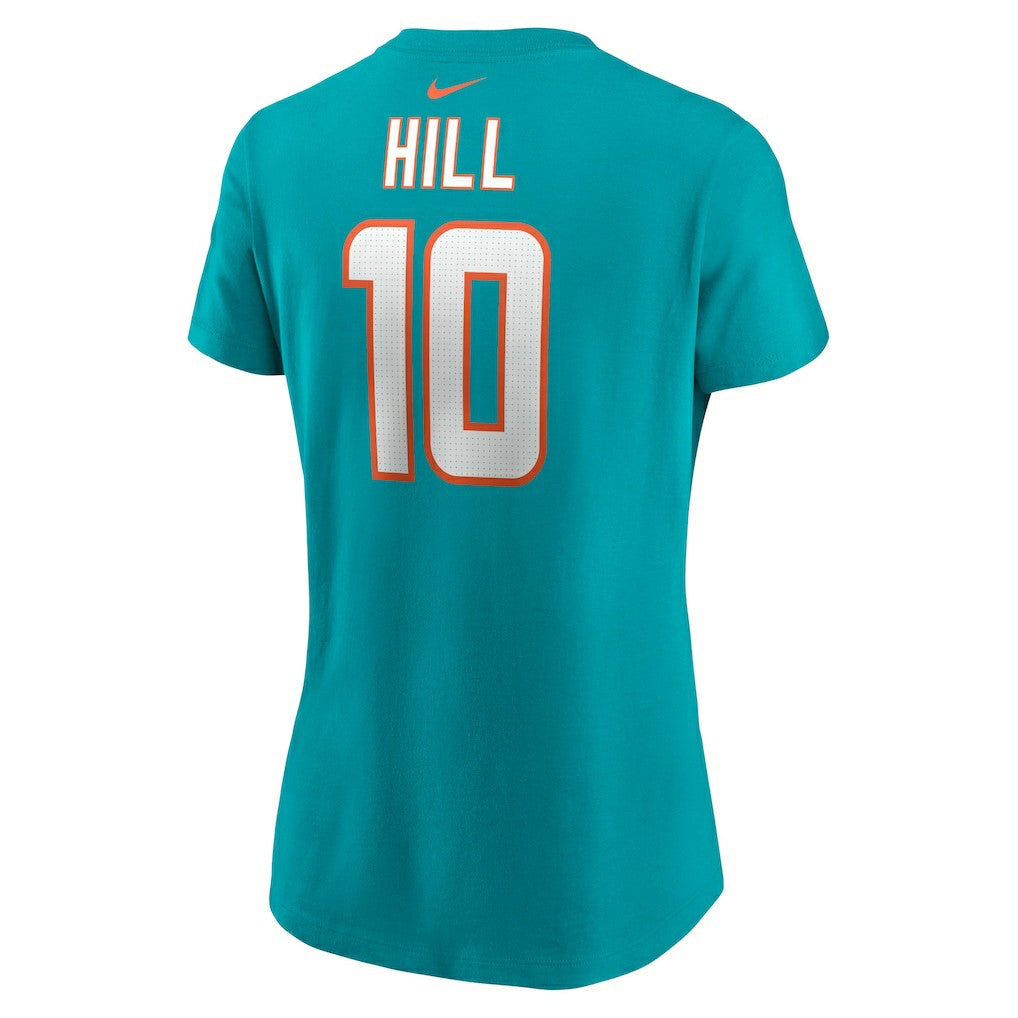 Miami Dolphins Nike Tyreek Hill  Women's Player Name & Number T-Shirt
