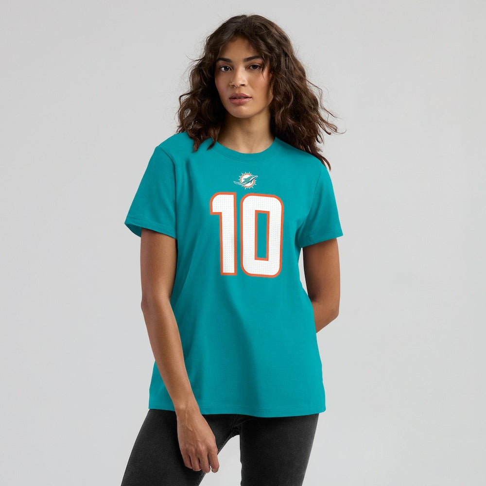 Miami Dolphins Nike Tyreek Hill  Women's Player Name & Number T-Shirt