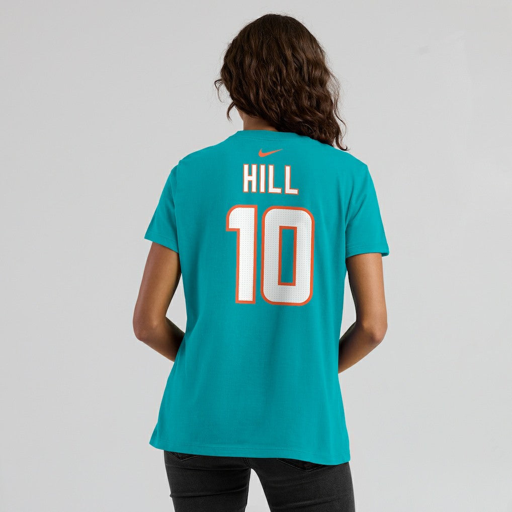 Miami Dolphins Nike Tyreek Hill  Women's Player Name & Number T-Shirt