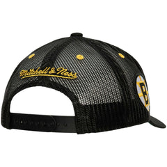 Boston Bruins Mitchell & Ness Team Seal Trucker Snapback Hat Online