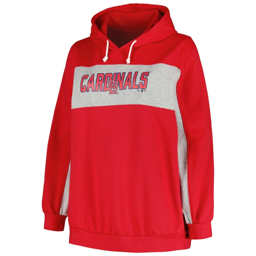 St. Louis Cardinals Profile Women's Plus Size Pullover Hoodie | MLB US