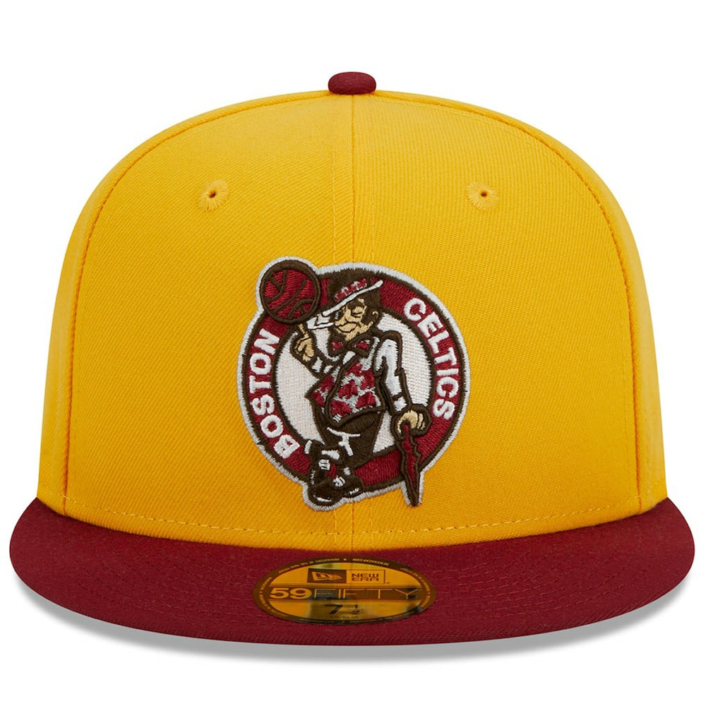 Boston Celtics Fall Leaves 2-Tone 59FIFTY Fitted Hat On Sale