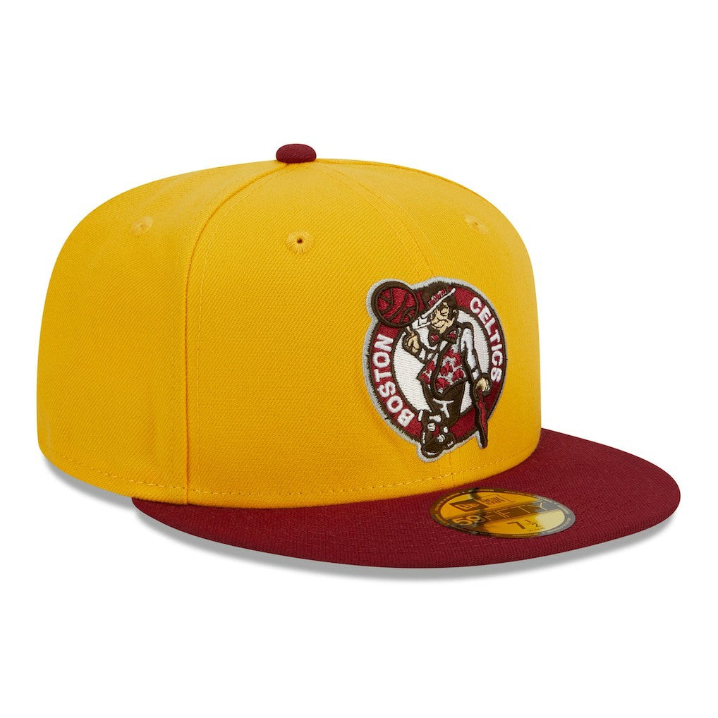 Boston Celtics Fall Leaves 2-Tone 59FIFTY Fitted Hat On Sale