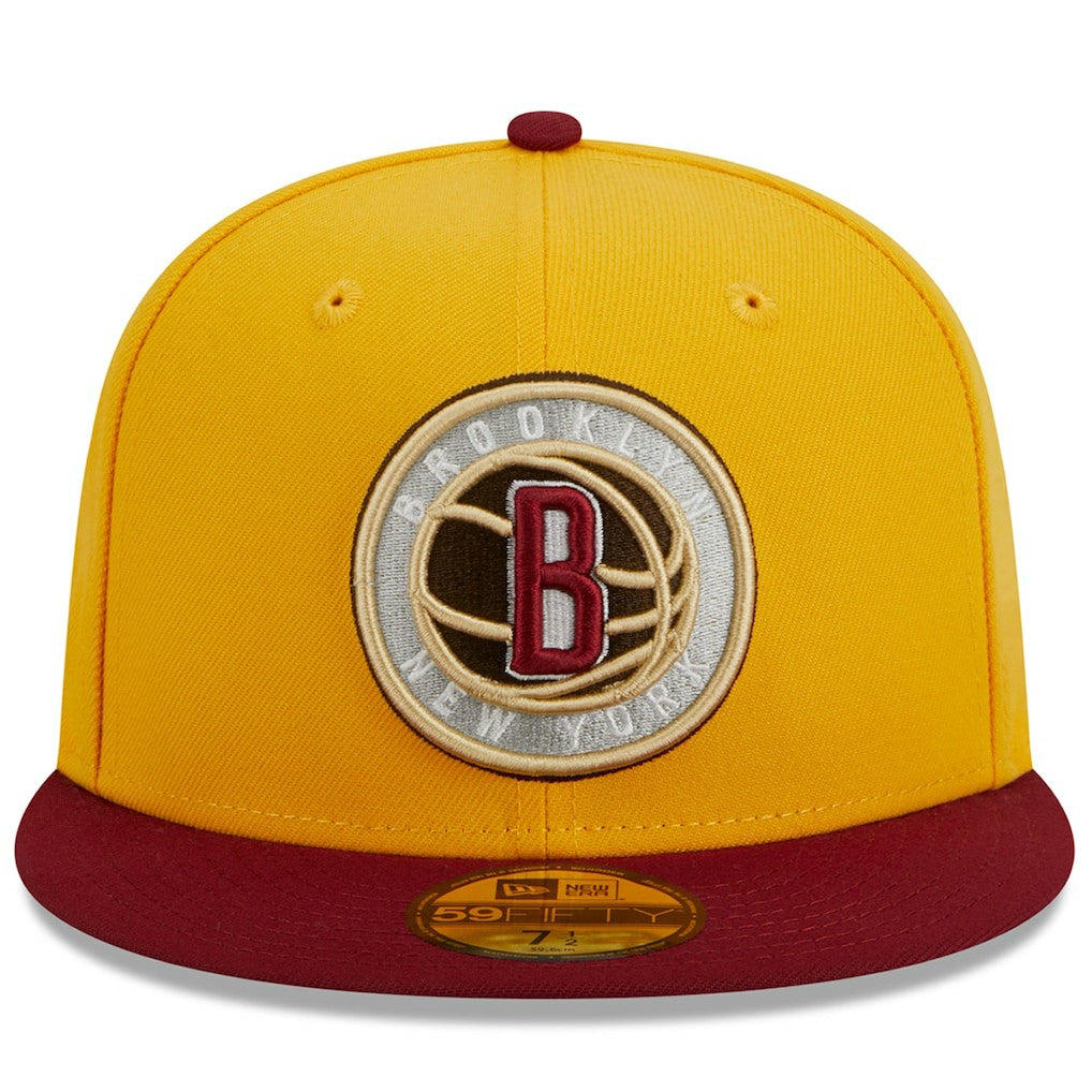 Brooklyn Nets Fall Leaves 2-Tone 59FIFTY Fitted Hat Online