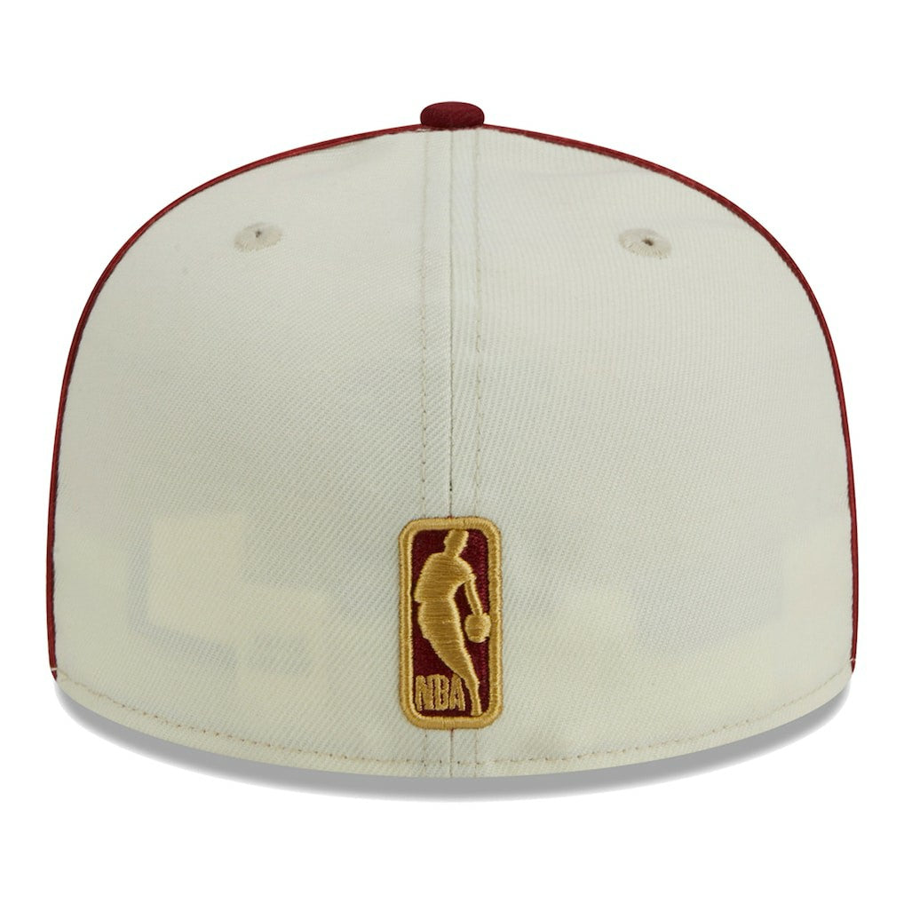 Cleveland Cavaliers Piping 2-Tone 59FIFTY Fitted Hat sale Discount
