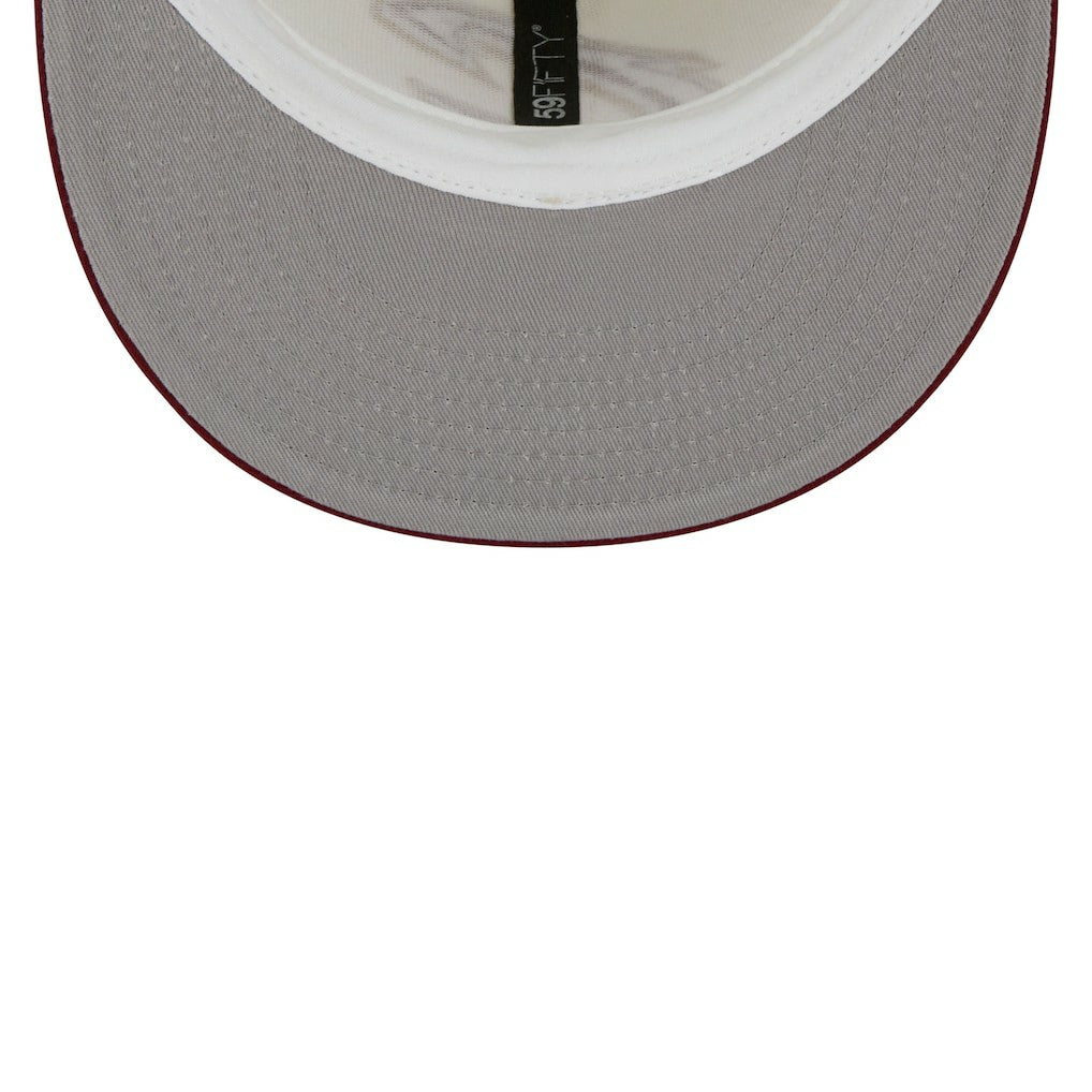 Cleveland Cavaliers Piping 2-Tone 59FIFTY Fitted Hat sale Discount
