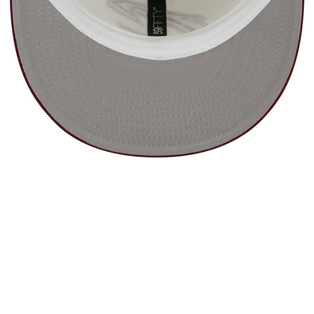 Cleveland Cavaliers Piping 2-Tone 59FIFTY Fitted Hat sale Discount