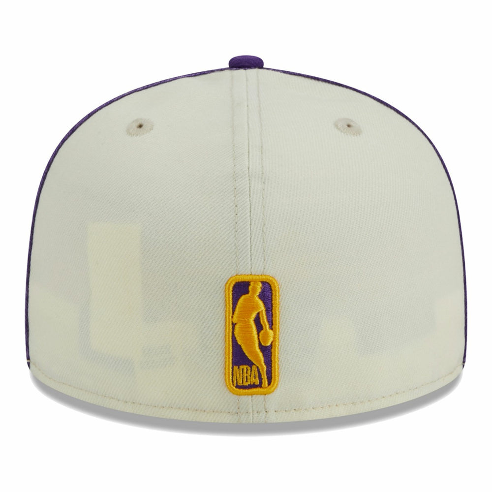 Los Angeles Lakers Piping 2-Tone 59FIFTY Fitted Hat For Sale