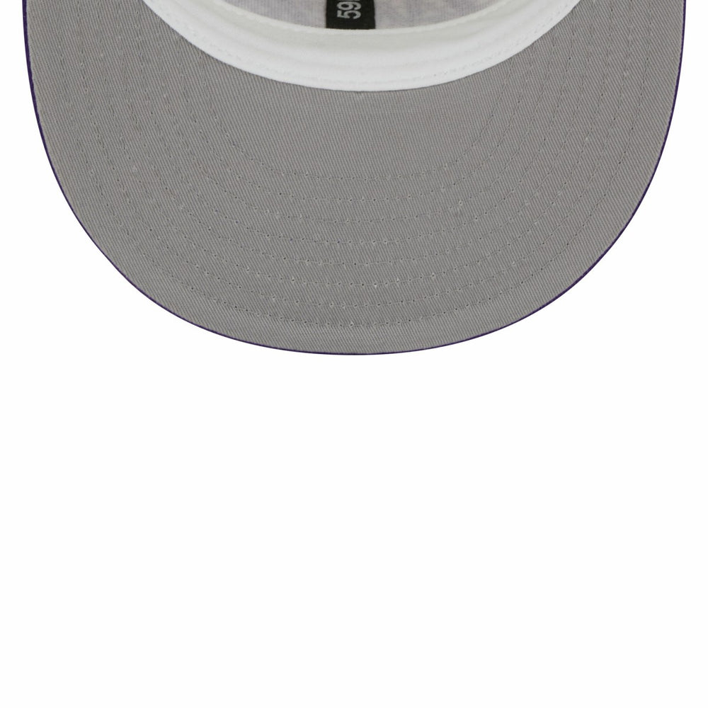 Los Angeles Lakers Piping 2-Tone 59FIFTY Fitted Hat For Sale