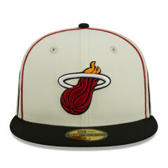 Miami Heat Piping 2-Tone 59FIFTY Fitted Hat Online