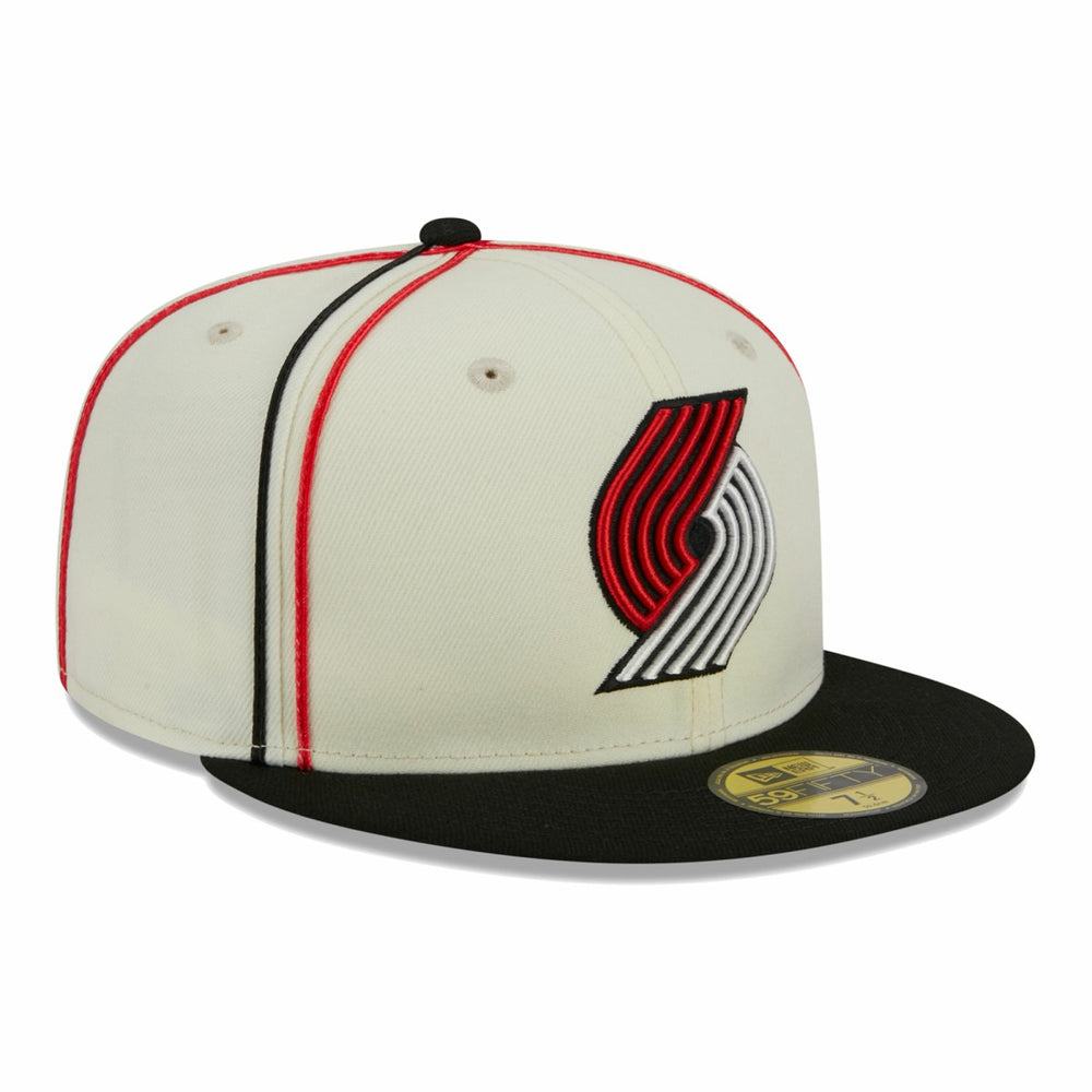 Portland Trail Blazers Piping 2-Tone 59FIFTY Fitted Hat Discount