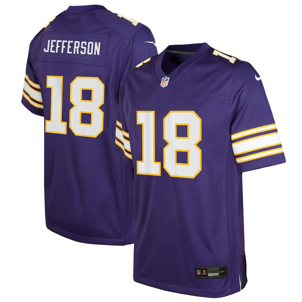 Minnesota Vikings Nike Justin Jefferson  Youth Game Jersey