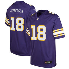Minnesota Vikings Nike Justin Jefferson  Youth Game Jersey