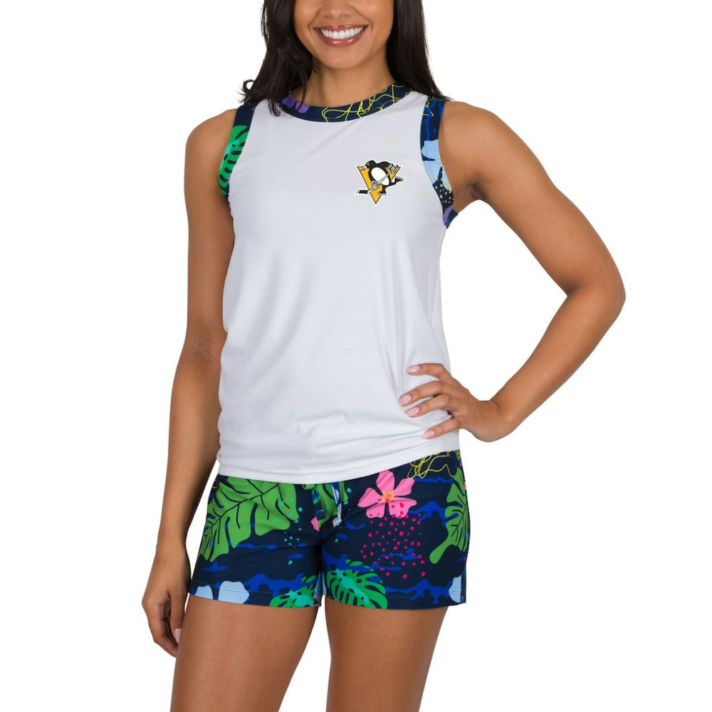 Pittsburgh Penguins Concepts Sport Women's Roamer Knit Tank Top & Shorts Set Online