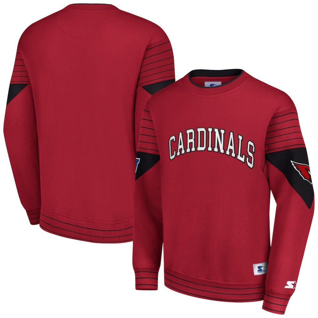 Arizona Cardinals  Starter Face-Off Pullover Sweatshirt