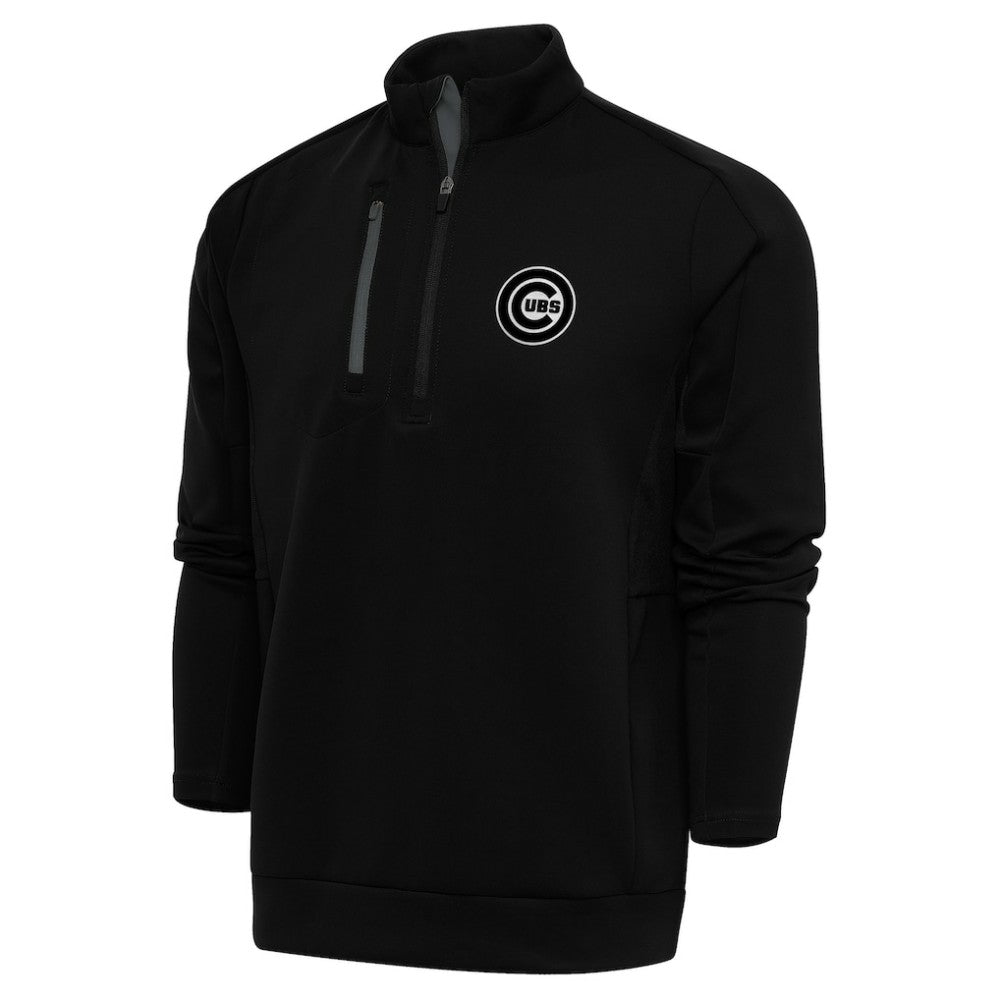 Chicago Cubs Antigua Metallic Generation Quarter-Zip Pullover Top | MLB Shop