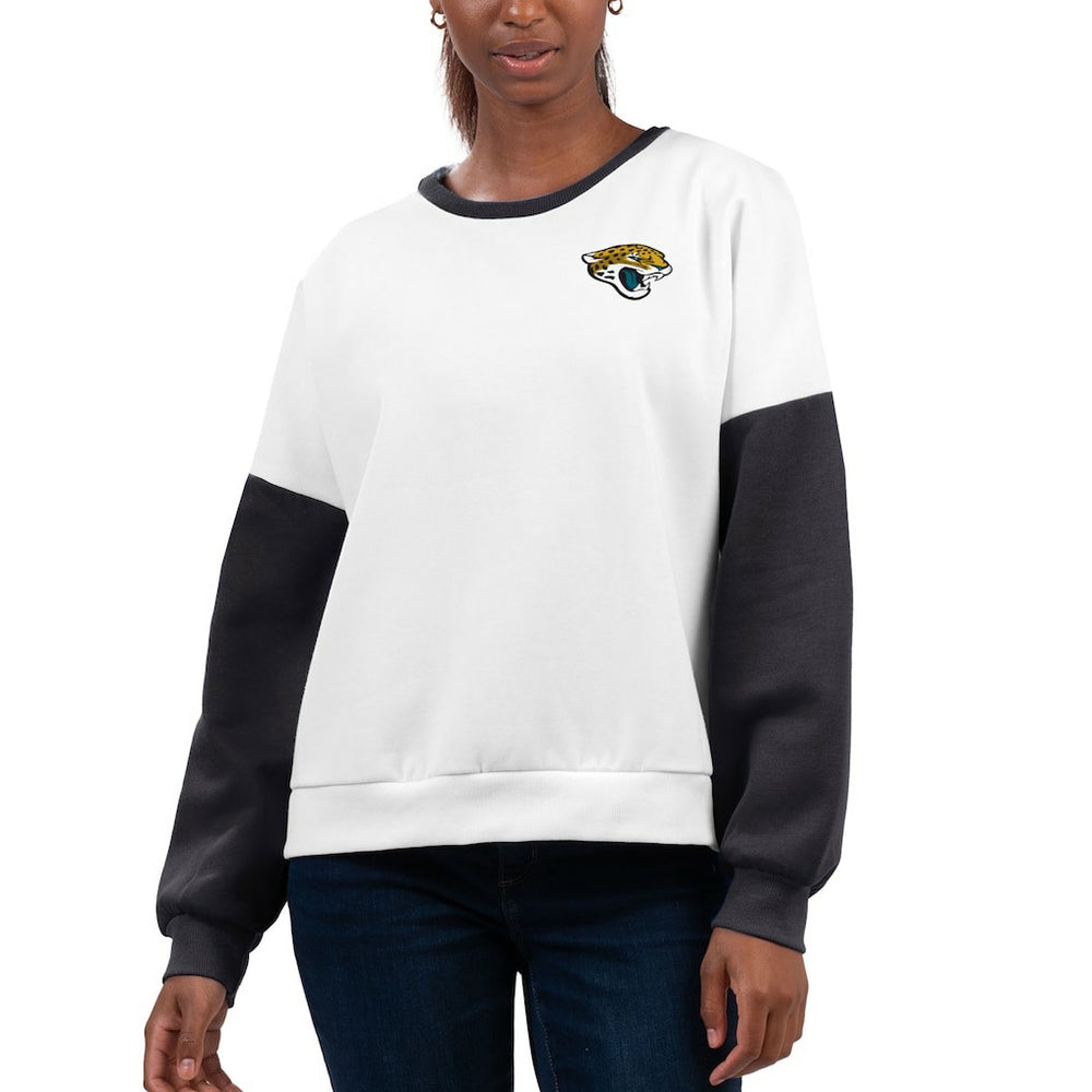 Jacksonville Jaguars  G-III 4Her by Carl Banks Women's A-Game Pullover Sweatshirt