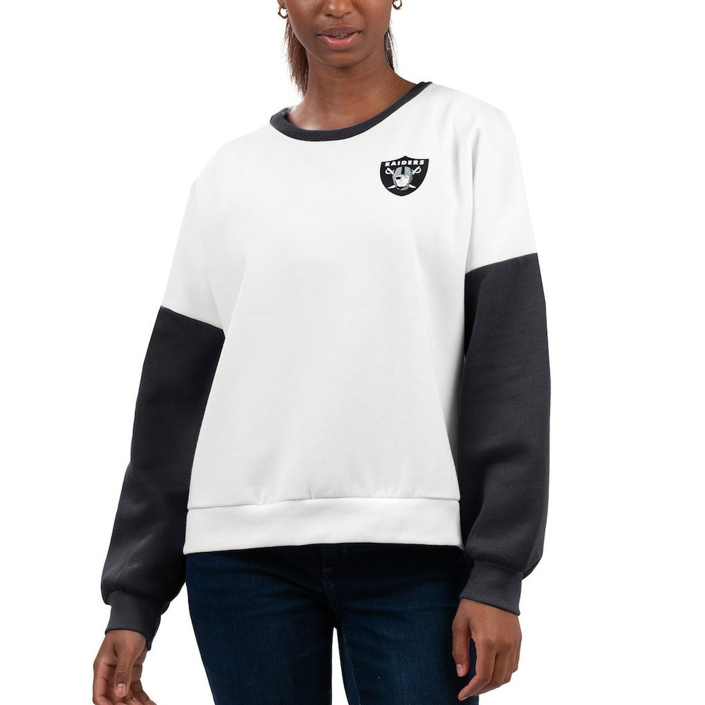Las Vegas Raiders  G-III 4Her by Carl Banks Women's A-Game Pullover Sweatshirt