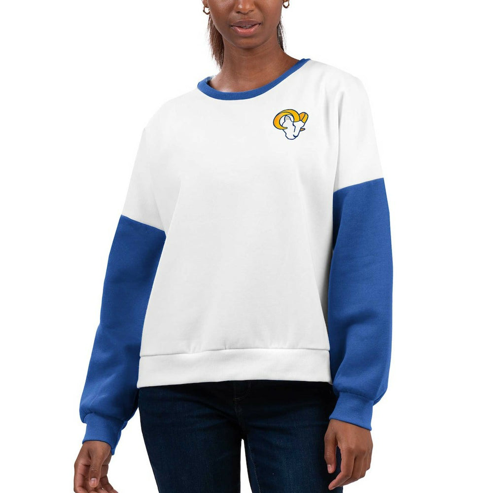 Los Angeles Rams  G-III 4Her by Carl Banks Women's A-Game Pullover Sweatshirt