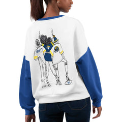 Los Angeles Rams  G-III 4Her by Carl Banks Women's A-Game Pullover Sweatshirt