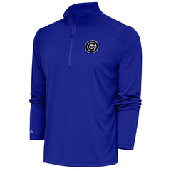 Chicago Cubs Antigua Metallic Tribute Quarter-Zip Top | MLB Shop