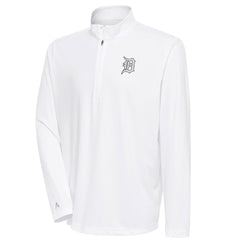 Detroit Tigers Antigua Metallic Tribute Quarter-Zip Top | MLB Discount