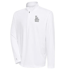 Los Angeles Dodgers Antigua Metallic Tribute Quarter-Zip Top | MLB On Sale