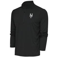 New York Mets Antigua Metallic Tribute Quarter-Zip Top | MLB For sale