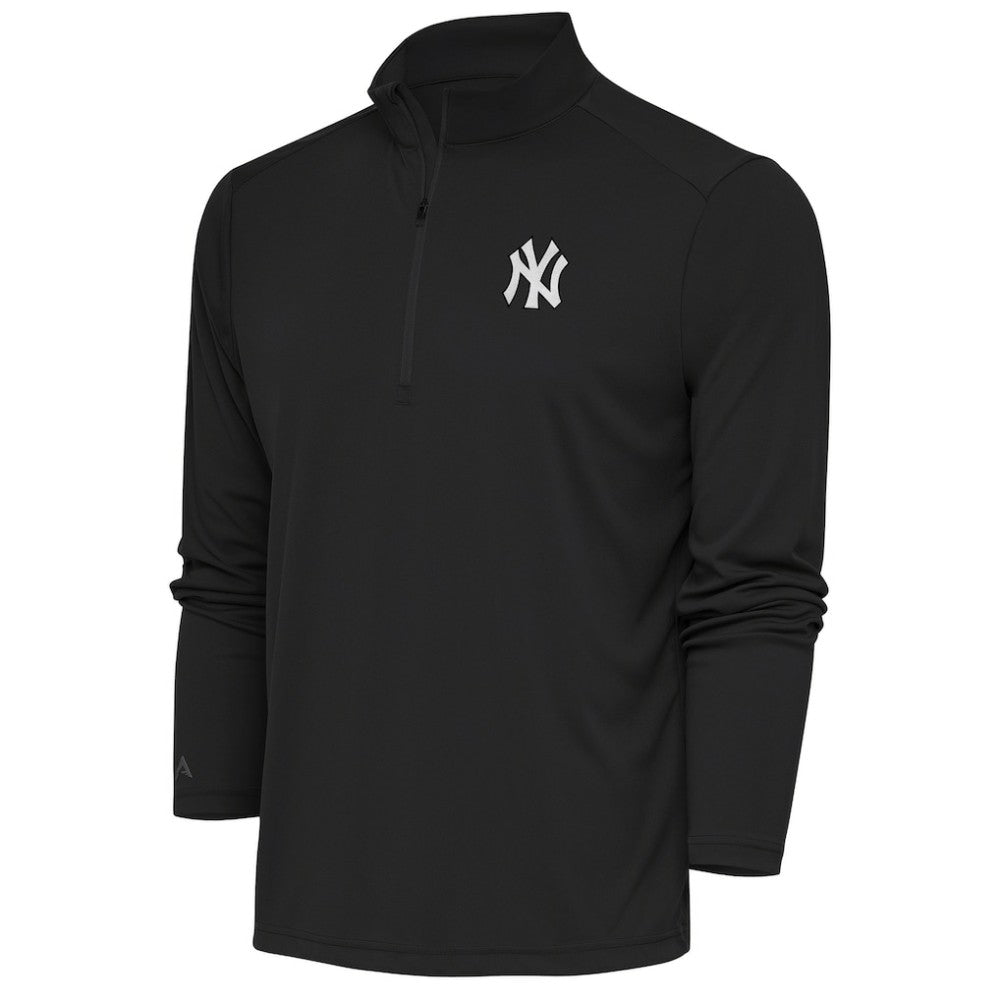 New York Yankees Antigua Metallic Tribute Quarter-Zip Top | MLB Shop