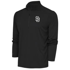 San Diego Padres Antigua Metallic Tribute Quarter-Zip Top | MLB Near me