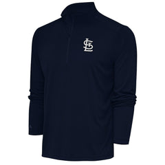 St. Louis Cardinals Antigua Metallic Tribute Quarter-Zip Top | MLB On Sale