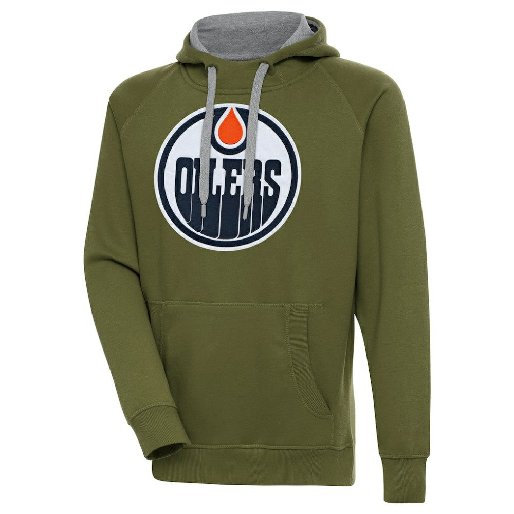 Edmonton Oilers Antigua Victory Pullover Hoodie Outlet