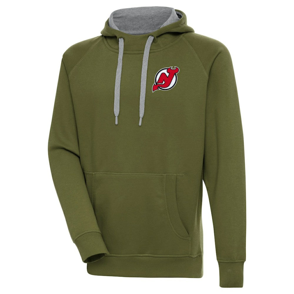 New Jersey Devils Antigua Victory Pullover Hoodie For Sale