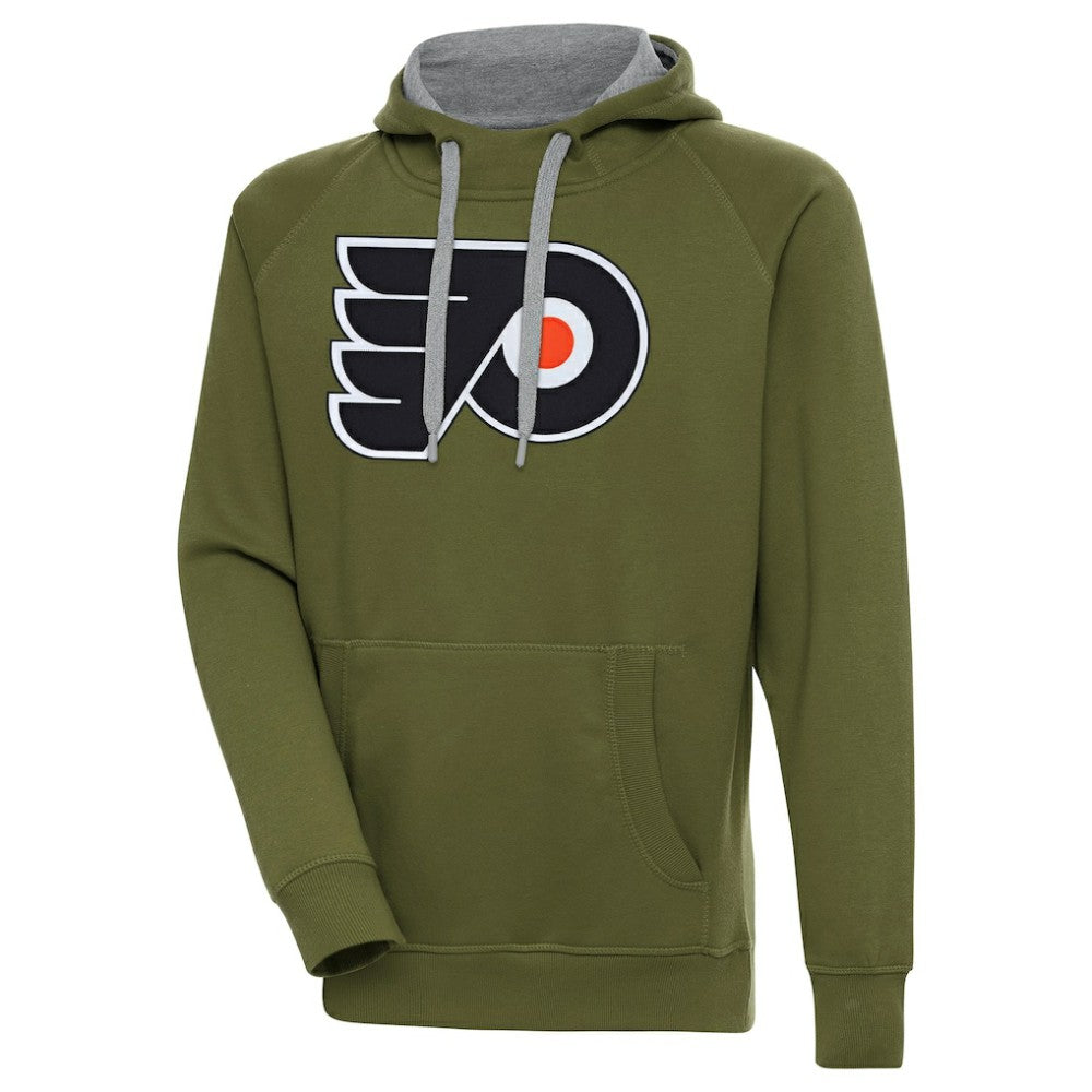 Philadelphia Flyers Antigua Victory Pullover Hoodie On Sale