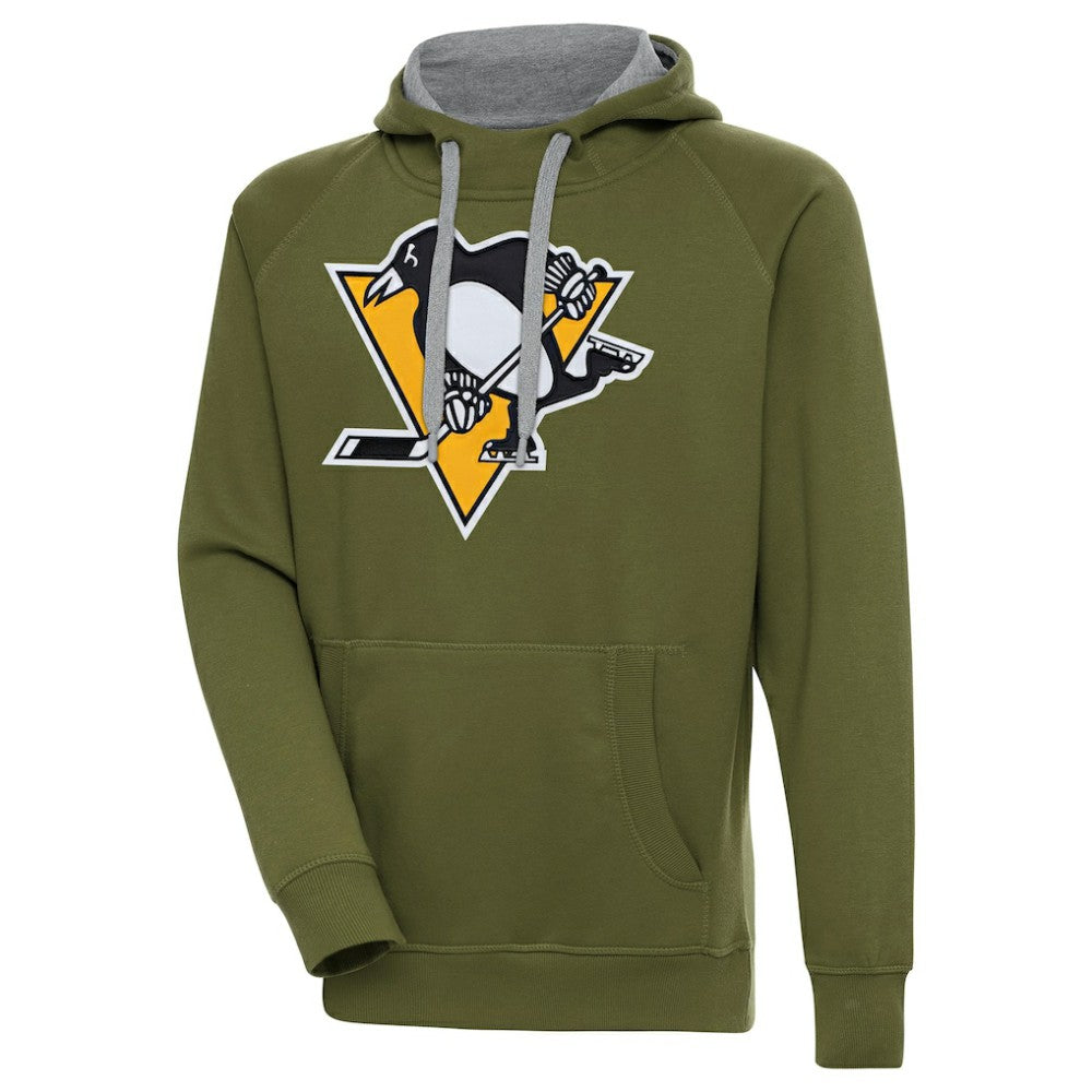 Pittsburgh Penguins Antigua Victory Pullover Hoodie Online
