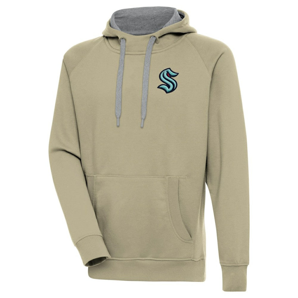 Seattle Kraken Antigua Victory Pullover Hoodie On Sale