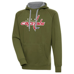 Washington Capitals Antigua Victory Pullover Hoodie On Sale