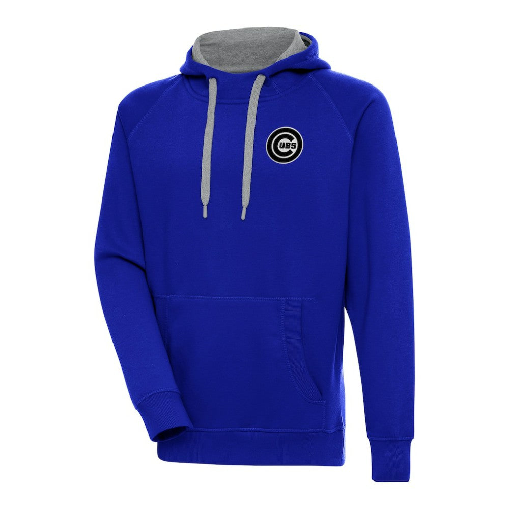 Chicago Cubs Antigua Metallic Victory Pullover Hoodie | MLB Discount
