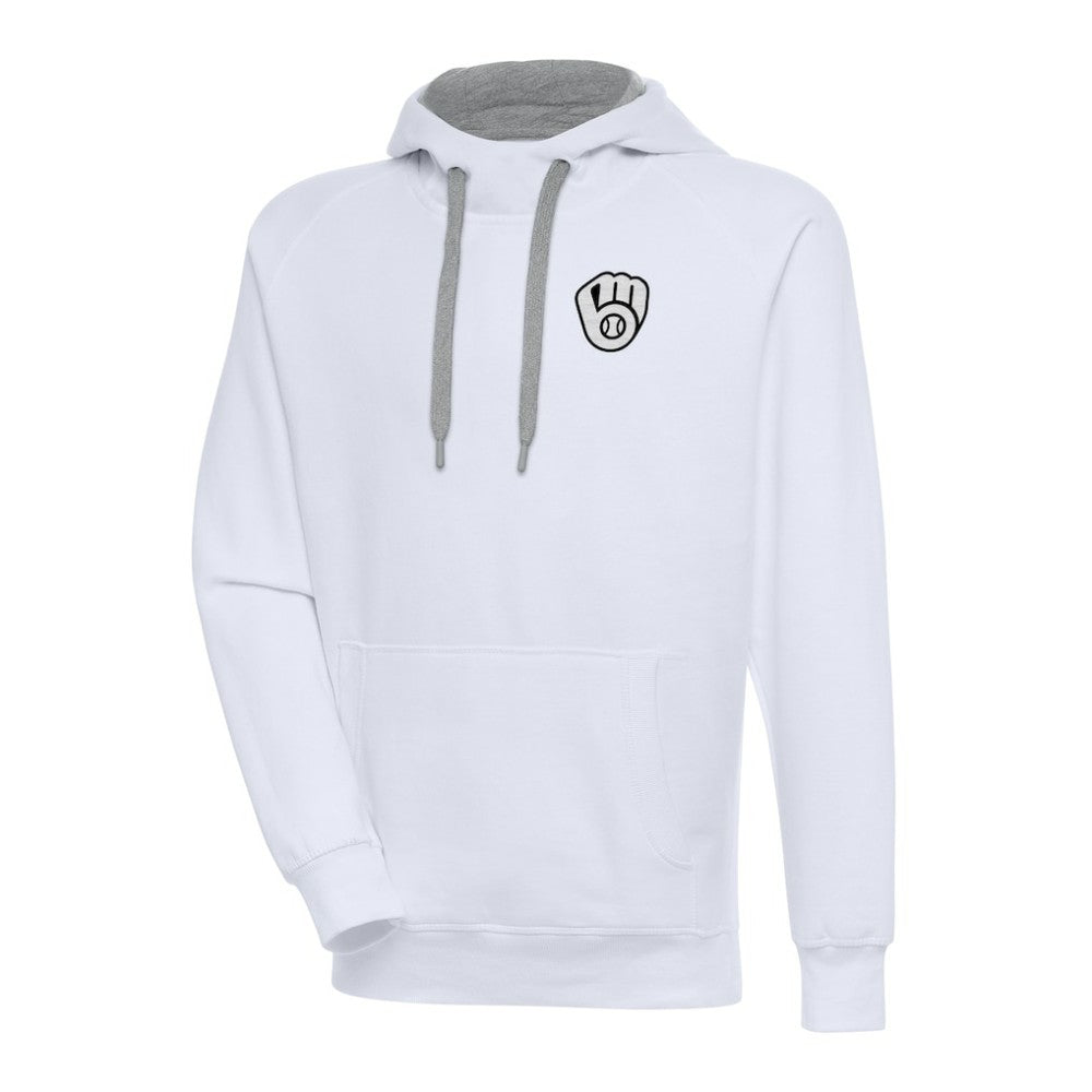 Milwaukee Brewers Antigua Metallic Victory Pullover Hoodie | MLB Near me
