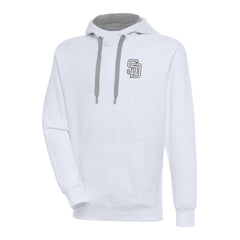 San Diego Padres Antigua Metallic Victory Pullover Hoodie | MLB Shop