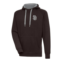 San Diego Padres Antigua Metallic Victory Pullover Hoodie | MLB Discount
