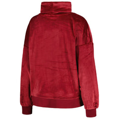 Arizona Cardinals  DKNY Sport Women's Deliliah Rhinestone Funnel Neck Pullover Sweatshirt