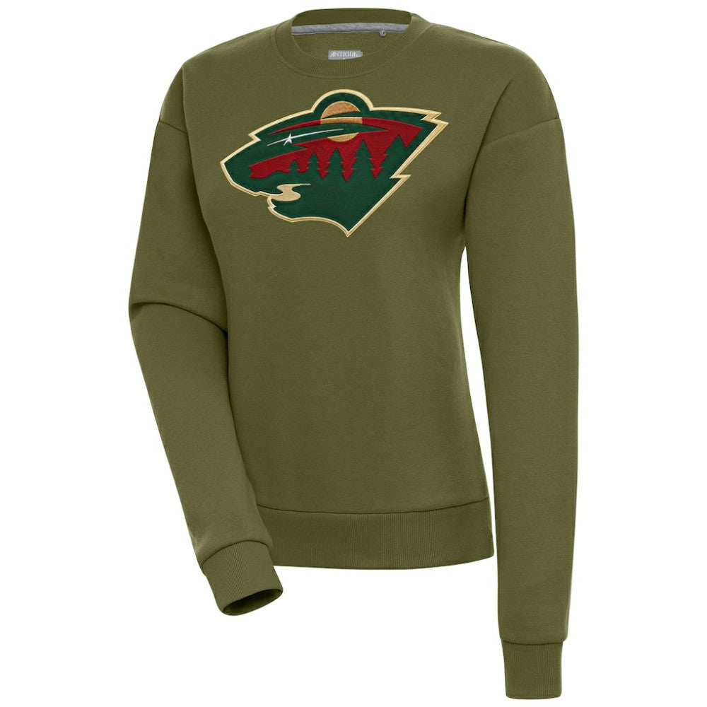 Minnesota Wild Antigua Women's Victory Pullover Sweatshirt Sale