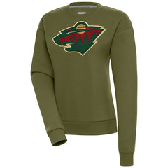 Minnesota Wild Antigua Women's Victory Pullover Sweatshirt Sale